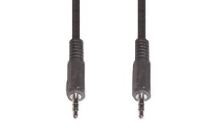 e+p B 111 audio kabel 1,5 m 3.5mm Zwart
