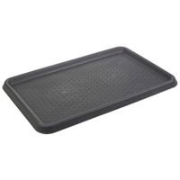 Zwarte laars uitloop mat / kofferbak mat 40 x 60 cm - thumbnail