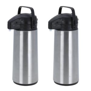 Orange85 Thermoskan - Thermosfles - Koffie/Thee - 2 Stuks - RVS - 1800ml