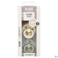 Bibs 2 Fopspeen Liberty Latex Rond Duo Eloise Sage