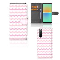 Sony Xperia 10 IV | Telefoon Hoesje | Waves Roze