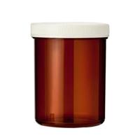 Tabletflacon 170ml bruin met dop 35 Stuks