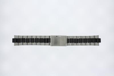 Horlogeband Fossil FS4888 Staal/Silicoon Staal 22mm