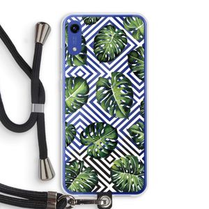 Geometrische jungle: Honor Play 8A Transparant Hoesje met koord
