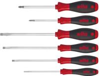 Wiha schroevendraaierset 302hk6so | 6-delig sleuf / ph | meercomponentengrepen | ronde kling | 1 stuk - 07152 - 07152