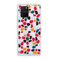 Colored Giraffe: Samsung Galaxy S10 Lite Transparant Hoesje
