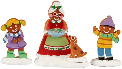 Lemax mrs. claus and cookies, set of 3 kerstdorp figuur type 5 Sugar &apos;N&apos; Spice 2023