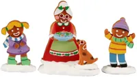 Lemax mrs. claus and cookies, set of 3 kerstdorp figuur type 5 Sugar &apos;N&apos; Spice 2023