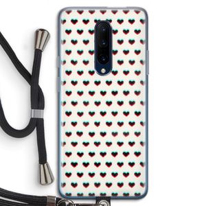 Hartjes: OnePlus 7 Pro Transparant Hoesje met koord