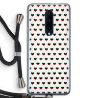 Hartjes: OnePlus 7 Pro Transparant Hoesje met koord