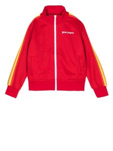 Palm Angels Kids veste zippée à logo imprimé - Rouge