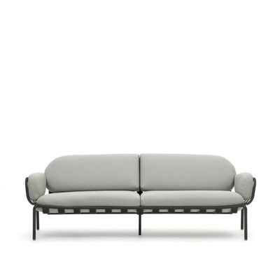 Kave Home Joncols tuinbank 3-zits Grijs