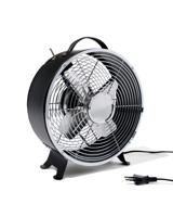 HEMA Tafelventilator Retro Zwart Ø25.8cm