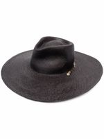 Van Palma chapeau Livy tressé - Noir