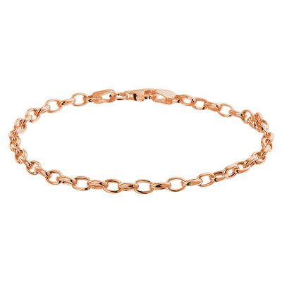 Armband Anker Roségoud 3,5 mm 18,5 cm