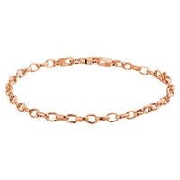 Armband Anker Roségoud 3,5 mm 18,5 cm