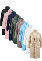 Fleece kinderbadjas borduren-zand-164/176 (XXL)