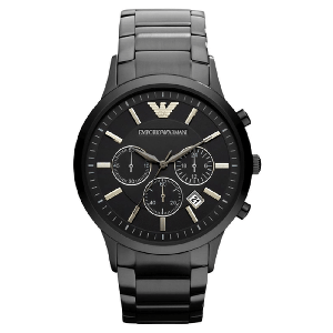 Emporio Armani - Heren Horloge AR2453 - Zwart