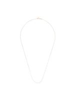 Gigi Clozeau collier en or rose 18ct à détails de perles - Blanc