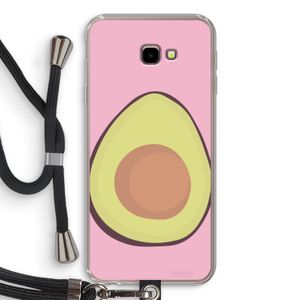 Avocado: Samsung Galaxy J4 Plus Transparant Hoesje met koord