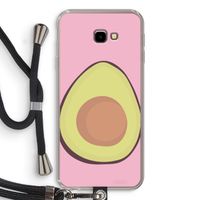 Avocado: Samsung Galaxy J4 Plus Transparant Hoesje met koord Avocado: Samsung Galaxy J4 Plus Transparant Hoesje met koord