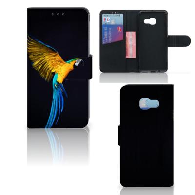 Samsung Galaxy A3 2017 | Telefoonhoesje | Met pasjeshouder | Papegaai