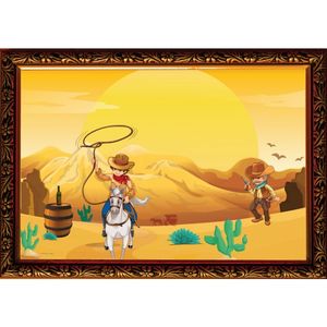 Western poster 59 x 42 cm