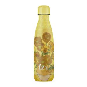 IZY - Thermosfles 0.5L, RVS, Zonnebloemen van Gogh - IZY Art Collection