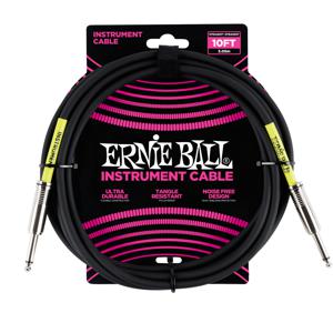 Ernie Ball 6048 Classic Instrument Cable, 3 meter, zwart