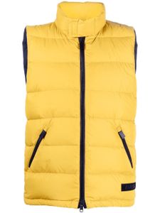 ASPESI gilet à design matelassé - Jaune