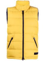 ASPESI gilet à design matelassé - Jaune