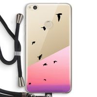 Fly away: Huawei Ascend P8 Lite (2017) Transparant Hoesje met koord