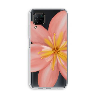 Pink Ellila Flower: Huawei P40 Lite Transparant Hoesje