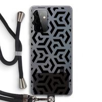 Crazy pattern: Samsung Galaxy A72 5G Transparant Hoesje met koord