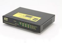 KTI Networks KSD-541-HP Fast Ethernet Switch | Unmanaged | PoE+ | 4x 10/100 Mbps | 1x combo RJ-45/SFP | RJ-45