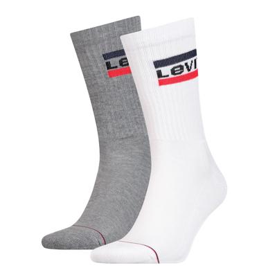 Levi's Regular Cut Sprtwr Logo White Grey 2-Pack -35/38