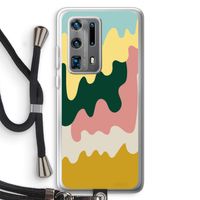 Baar B: Huawei P40 Pro Plus Transparant Hoesje met koord