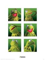 Kunstdruk The Muppets Kermit Boxes 30x40cm