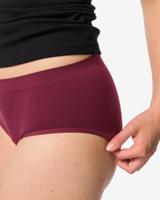 HEMA Menstruatiehipster Naadloos Lichte Absorbtie Bordeauxrood (bordeauxrood)