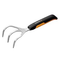 Fiskars Xact Zwart, Roestvrijstaal Handcultivator - thumbnail