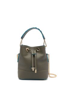 Lancel sac seau Ninon à patch logo - Vert