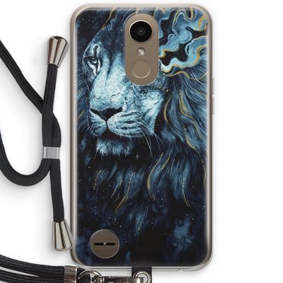 Darkness Lion: LG K10 (2017) Transparant Hoesje met koord