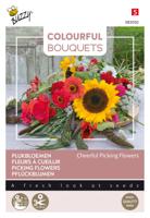 Colourful Bouquets, Cheerful Picking Flowers - Buzzy Colourful Bouquets, Cheerful Picking Flowers - Buzzy