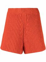 Alanui short en maille épaisse - Orange