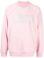 Stain Shade x Hiroshi Fujiwara sweat à slogan imprimé - Rose - thumbnail