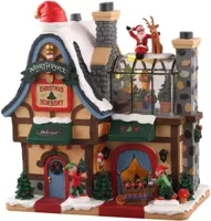 Lemax north pole nursery verlicht kersthuisje Santa&apos;s Wonderland 2021