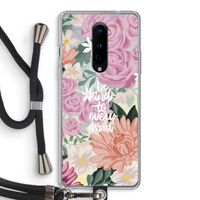 Kindness matters: OnePlus 8 Transparant Hoesje met koord