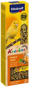 Vitakraft kanarie kracker honing (2 IN 1)