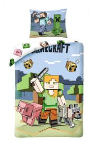 Dekbedovertrek Minecraft 140 x 200 cm