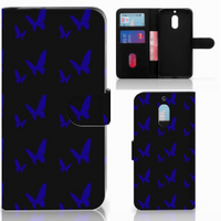 Nokia 6 Telefoon Hoesje Vlinder Patroon - thumbnail